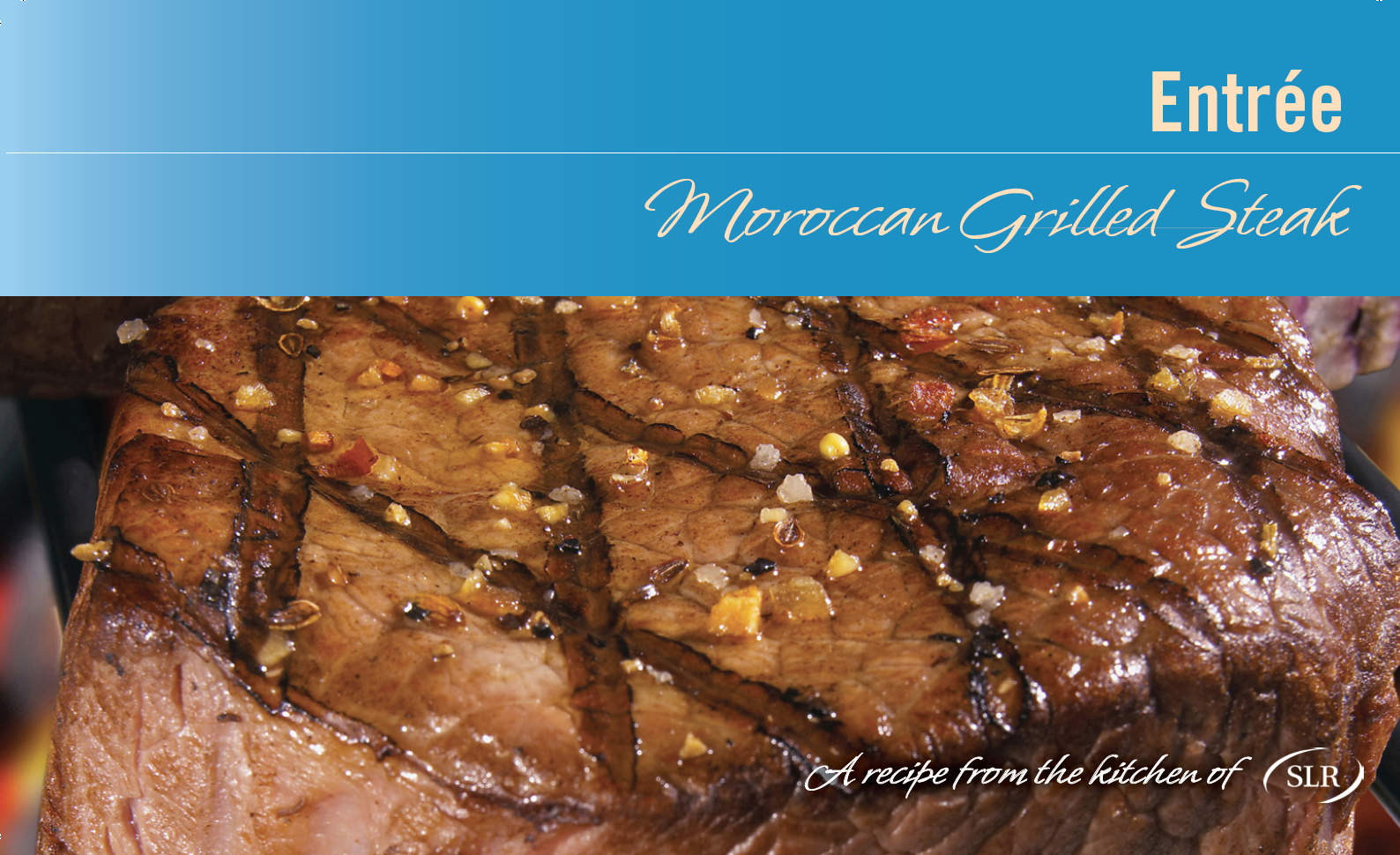 Moroccan-Rubbed Grilled Steak recipe card