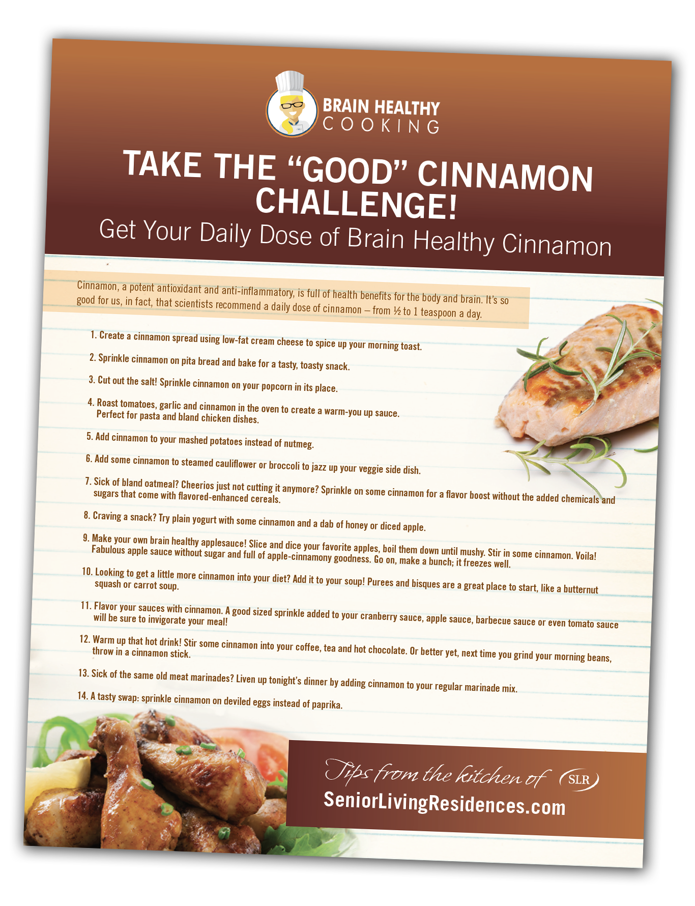 30 Days / 30 Ways to Get Your Daily Dose of Brain Healthy Cinnamon!