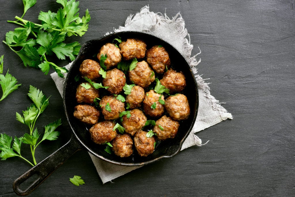 Savory Turkey Meatballs with Mint Infused Gravy | AgeRight Blog