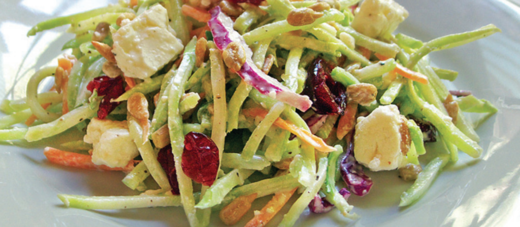 Cinnamon Inspired Broccoli Coleslaw | AgeRight Blog