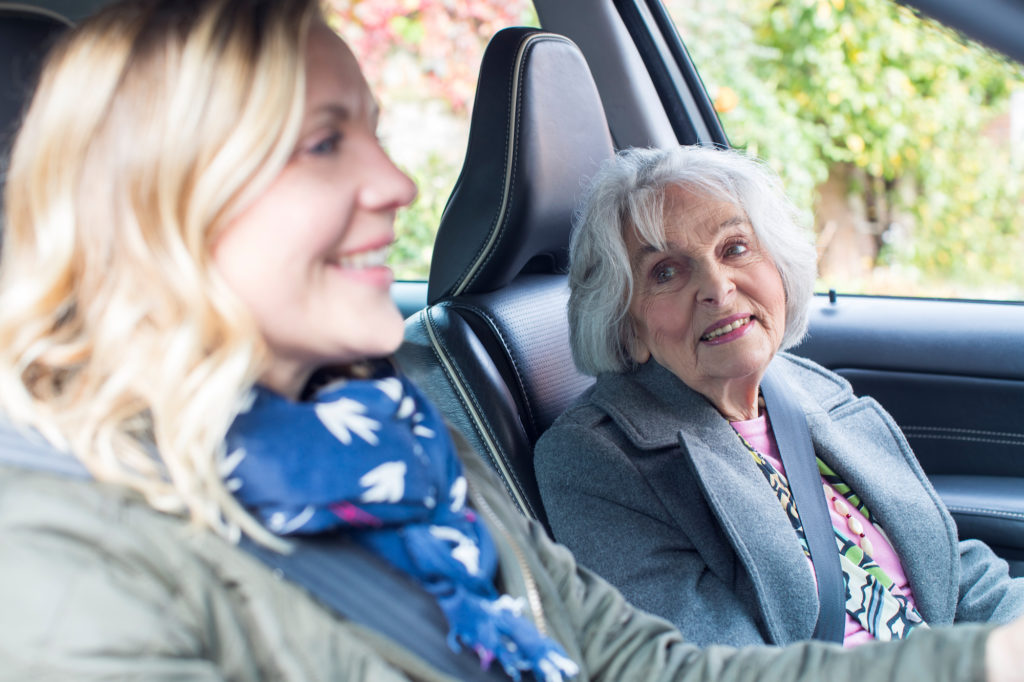 Seniors have access to transportation; Uber and Lyft