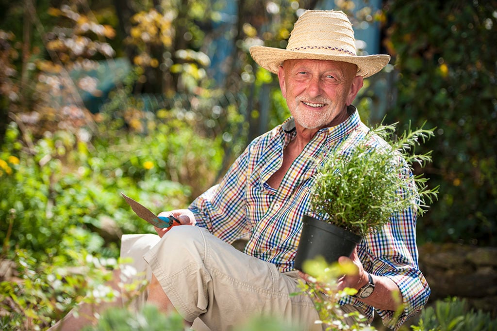 Gardening is good for seniors