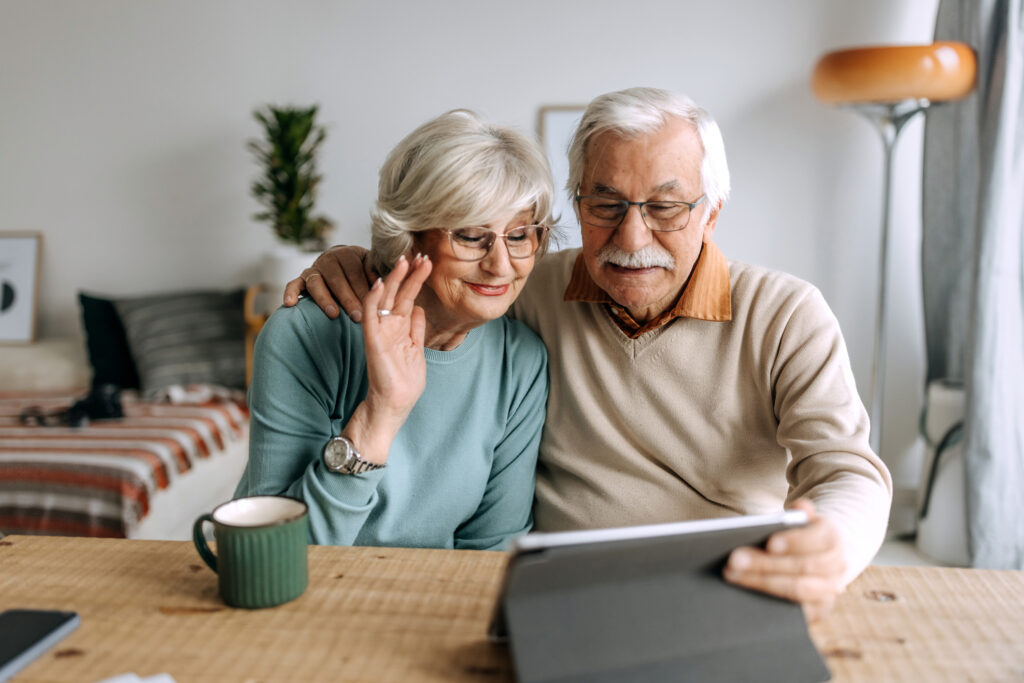 seniors using technology