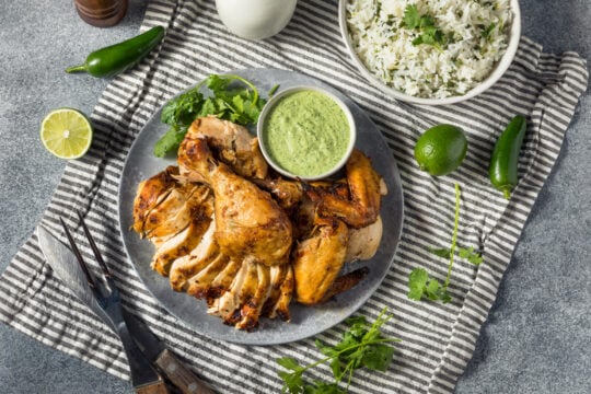 Peruvian Roast Chicken Aji Verde (Spatchcock Chicken)
