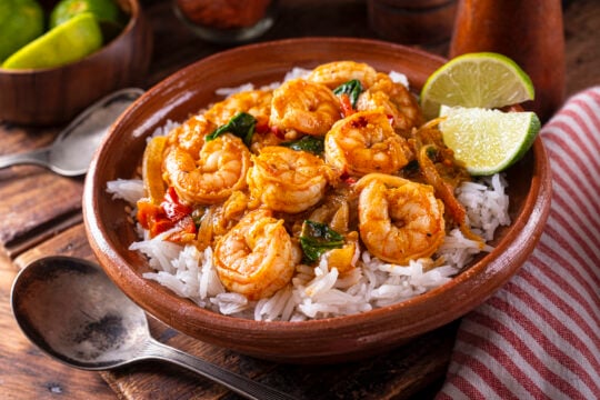 Blackened Shrimp Grain Bowl
