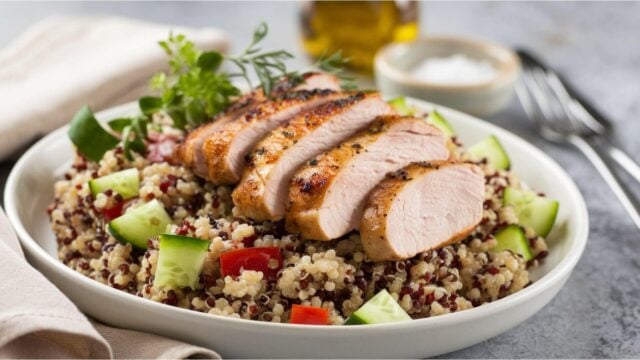 Mediterranean Chicken Grain Bowl