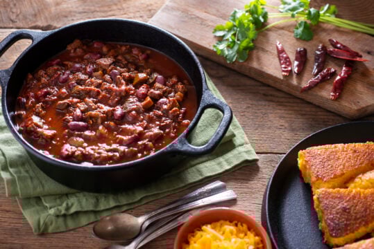Spicy Turkey, Sausage & Kale Chili