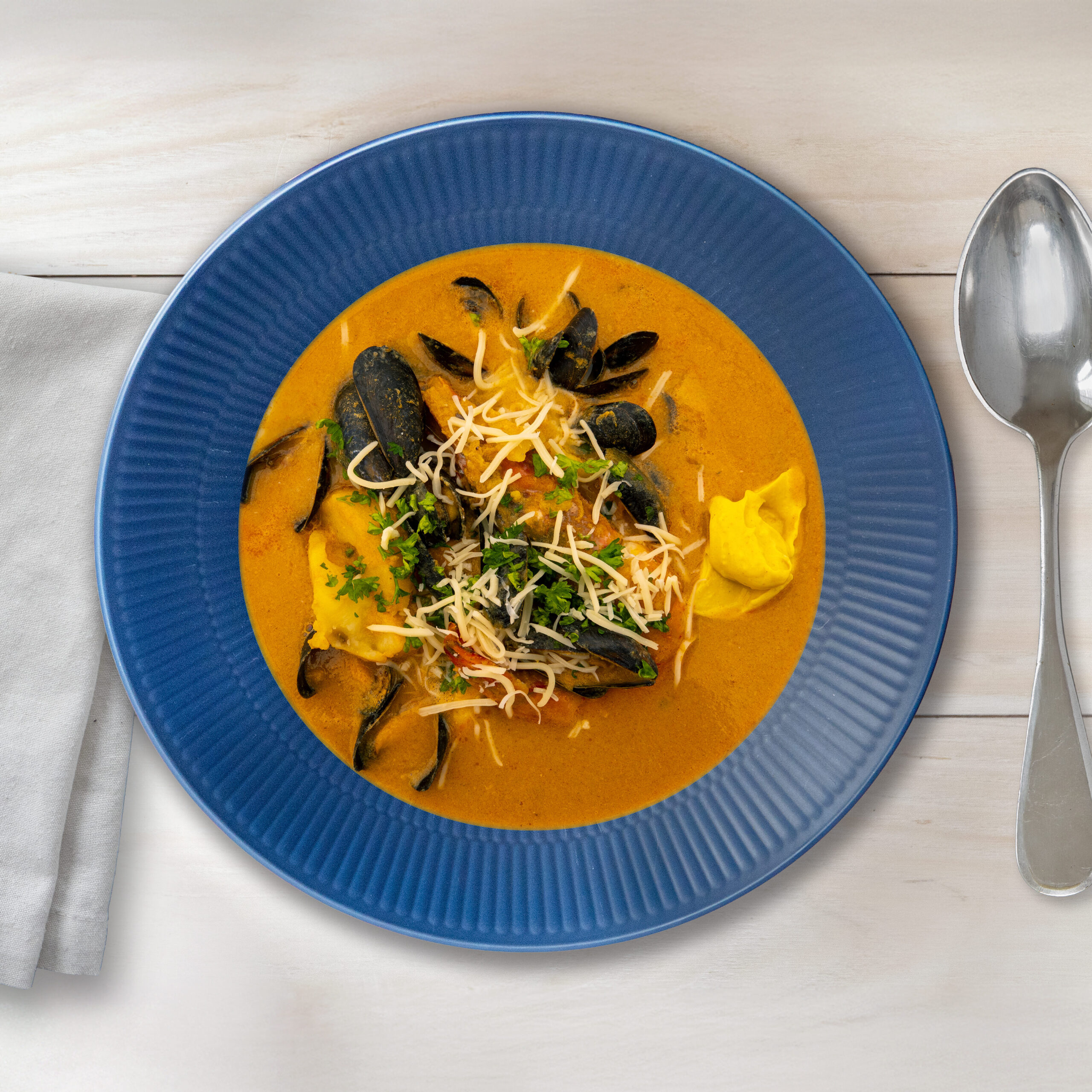 Traditional bouillabaisse